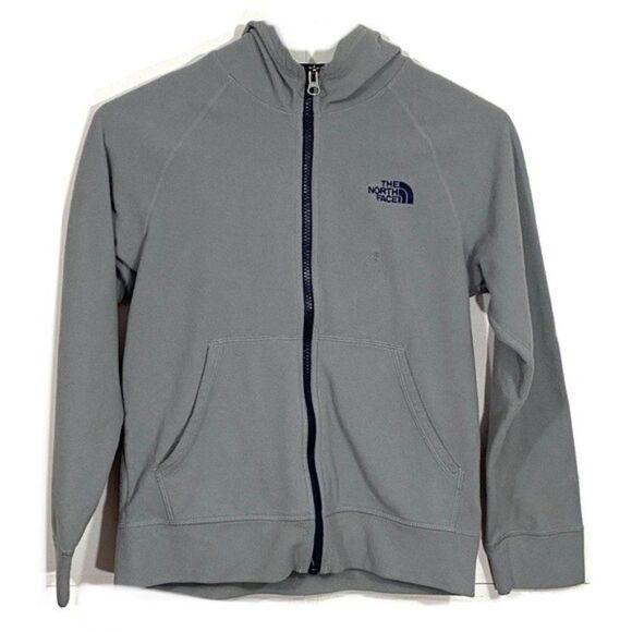 The North Face Grey Fleece Zip Up Jacket - Picture 1 of 4